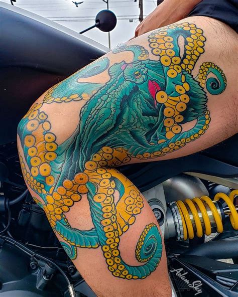 Kraken Tattoo By Adam Sky Tuesday Tattoo San Francisco California