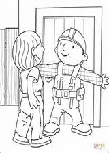 Coloring Bob Pages Builder Enter Forbids Friend Room His Fun Kids Printable sketch template