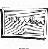 Blinds Peeking Paranoid Outline Toonaday sketch template