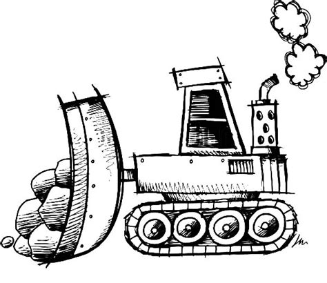 sketch  bulldozer coloring page coloring sun coloring pages