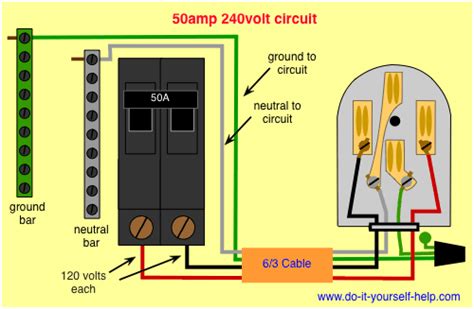 wiring diagram    amp  volt circuit breaker electrical circuit diagram home