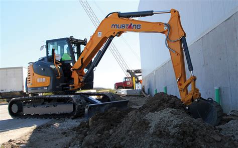 mustang excavators summarized  spec guide compact equipment magazine