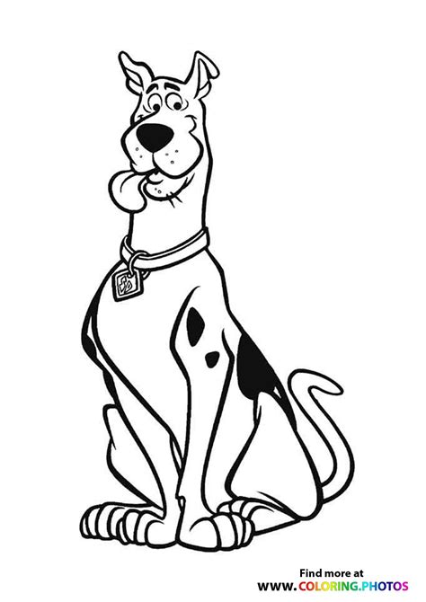 printable scooby doo coloring pages