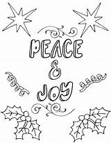 Coloring Pages Christmas Printable Adults Joy Inside Getdrawings Drawing sketch template