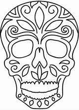 Calaveras Muertos Mexicanas Totenkopf Ausdrucken Kostenlos Calaveritas Stencils Skulls Sencillas Mask Clipartmag Hispanic Genial Sammlung Urbanthreads Sugarskull sketch template