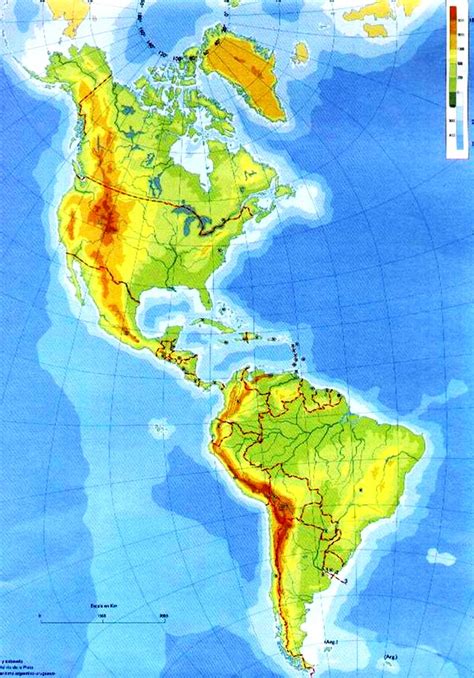 mapa de américa mapa de paises y capitales de américa descargar e