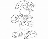 Rayman Coloring Pages Legends Xbox Controller Printable Getcolorings Popular Getdrawings Video Coloringhome sketch template