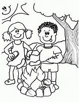 Coloring Camping Preschool Pages Popular sketch template