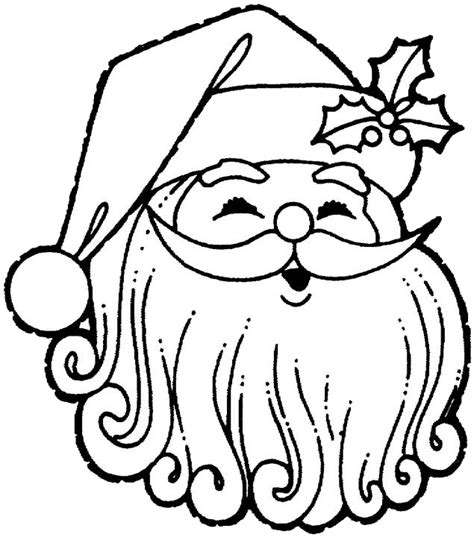 christmas gift  picture  coloring pages santa