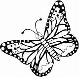 Butterfly Coloring Pages Printable Drawing Template Online sketch template