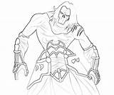 Darksiders Friends War Coloring Pages Death sketch template