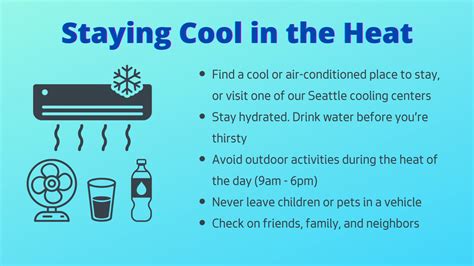 city  seattle opens additional cooling centers  updated guidance  staying cool