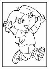 Dora Coloring Pages Explorer Sheets Diego Print Color Colouring Printable Book Kids Princess Template sketch template