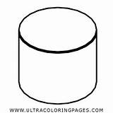Cilindro Colorear Cylinder sketch template