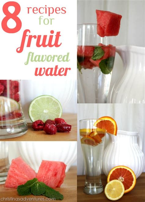 recipes  fruit flavored water