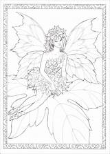 Fairies Enchanted Haven Coloring Creative Book sketch template