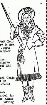 Annie Coloring Pages Oakley Musical Movie Gun Colouring 1950 Dolls Paper Hutton Had Singing Role Dancing Starring Comments Orphan sketch template