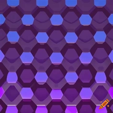 purple hexagon pattern  craiyon