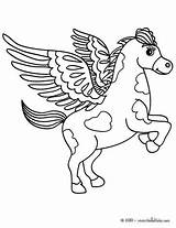 Horse Coloring Flying Pages Pegasus Greek Mythology Minotaur Print Color Getcolorings Hellokids Getdrawings sketch template