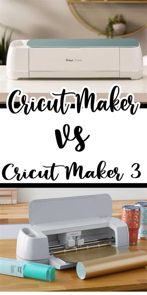 cricut maker  cricut maker  side  side comparison