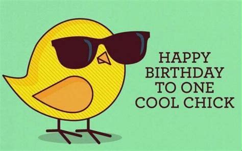 To One Cool Chick Happy Birthday Pictures Photos And