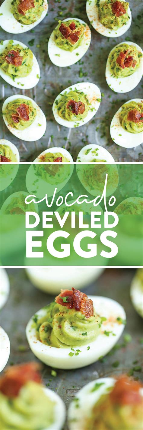 Avocado Deviled Eggs Damn Delicious