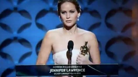 Jennifer Lawrence Trips And Falls At Oscars Yes Again