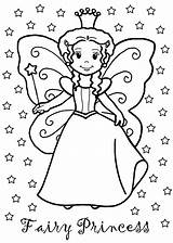 Princesses Preschool Fairies Homecolor sketch template