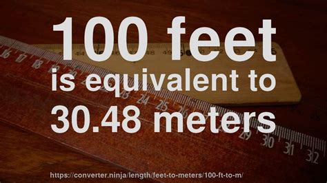 ft    long   feet  meters convert
