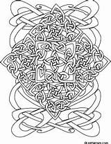 Celtic Coloring Designs Pages Complex Knots sketch template
