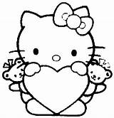 Coloring Pages Kitty Hello Print Printable Color Kids Sheets Printables Ausmalbilder Girls Colouring Book sketch template