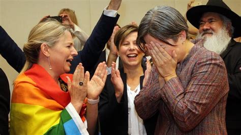penny wong bursts into tears as yes result of same sex