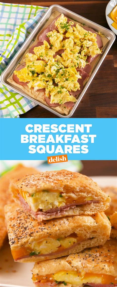 crescent breakfast squares   easy morning win recipe crescent