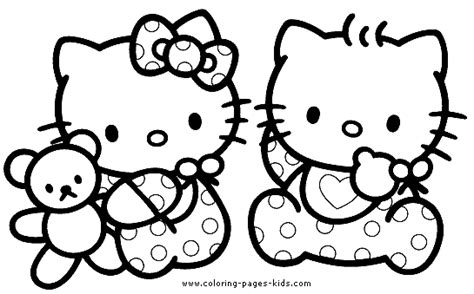 ronsasecu  kitty colouring pages  girls