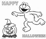 Elmo Coloring Pages Halloween Printable Cool2bkids Kids sketch template