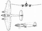 Heinkel Bombardero sketch template