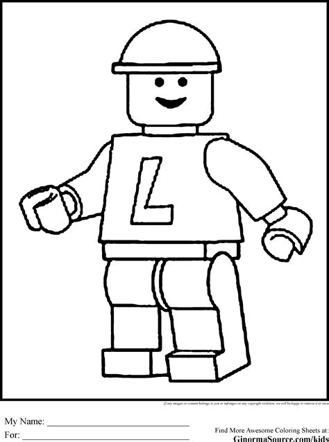 lego coloring pages legomangif  pixels birthday lego