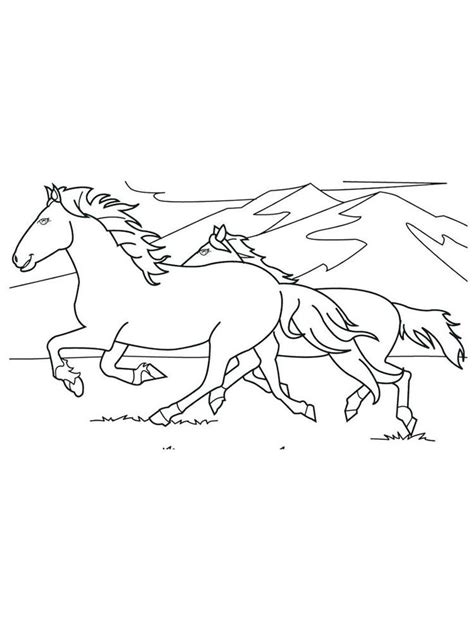 wild horse coloring page coloring book pages horse coloring horse