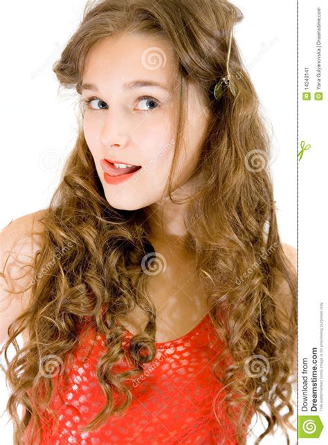 lovely teen smile girl stock image image of fashion 14340141