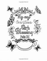 Blessings Scripture Relaxation Verses sketch template