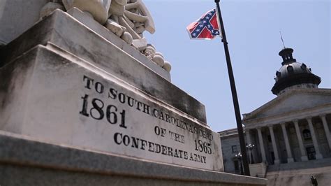 views clash  confederate flags fly   york times
