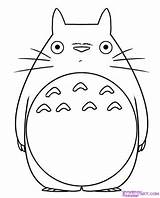 Coloring Totoro Pages Ghibli Colouring Joy Neighbor sketch template