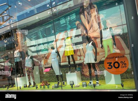 ladies fashion store shop window stock photo alamy