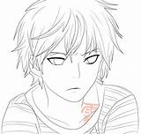 Yukine Lineart Noragami Coloring sketch template