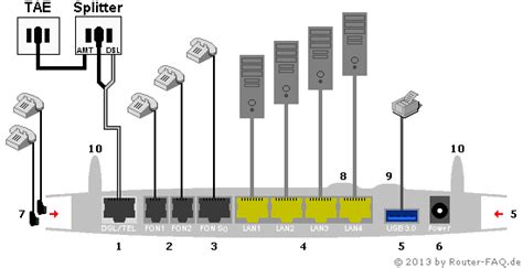 schaltplan dsl splitter wiring diagram