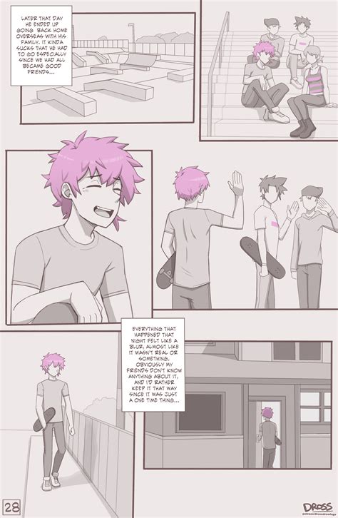 Rule 34 Clothing Comic Comic Page Dross English Text Pink Hair