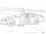 Dale Coloring Earnhardt Car Pages Jr Drawing Nascar His F1 Toyota Printable Aston Martin Racing Color Race Sketch Getcolorings Cars sketch template