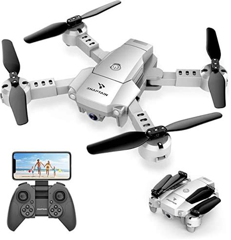 amazoncom snaptain  mini foldable drone  p hd camera fpv wifi rc quadcopter wvoice
