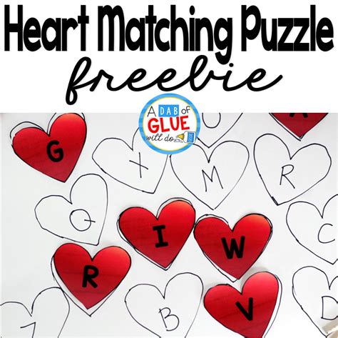 heart matching puzzle