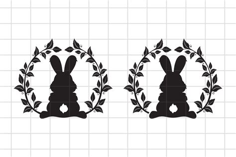 easter bunny svg cut file  cricut silhouette rabbit  cut